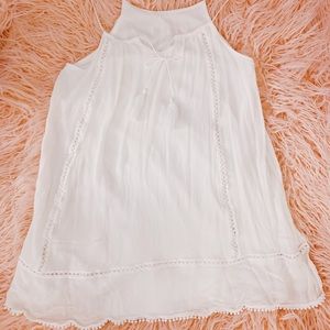 SHEIN White Mini-Sundress.
